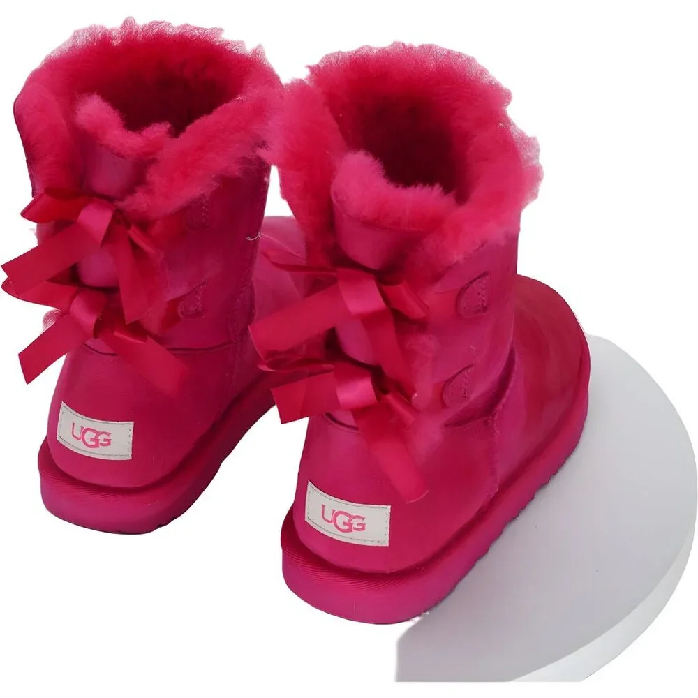 UGG Bailey Bow II Women's Winter Boots Size 5 - Stylish & Cozy - Picture 3 of 6